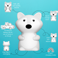 LumiPets® Felix the Fox- Children's Touch Night Light Junior view 3