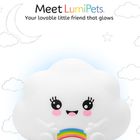 LumiPets® Kawaii Cloud - Children's Nursery Touch Night Light view 2