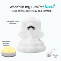 LumiPets Rowdy the Rocket Silicone Night Light view 5