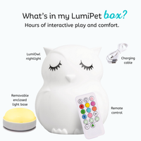 LumiPets® Opal the Owl Night Light view 5