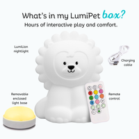 LumiPets® Luther the Lion- Children's Touch Night Light view 5