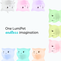 Dragon Night Light for Kids - Silicone Dragon Lamp | LumiPetsĀ® view 7