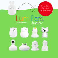 LumiPets® Basil the Bunny- Children's Touch Night Light Junior view 8