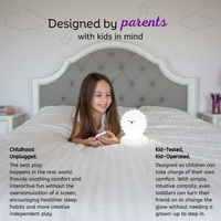 LumiPets® Luther the Lion- Children's Touch Night Light view 9