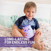 Long lasting for endless fun - 32 hours of continuous use - boy holding LumiCat nightlight