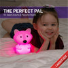 The perfect pal - larger size - Girl with LumiFox glowing pink.