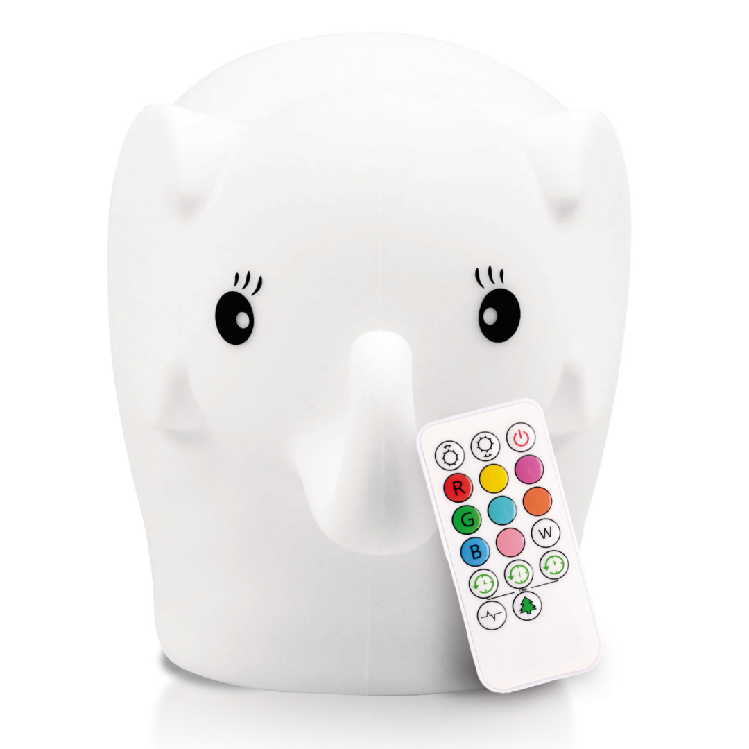 LumiPets® Eggbert the Elephant- Children's Touch Night Light