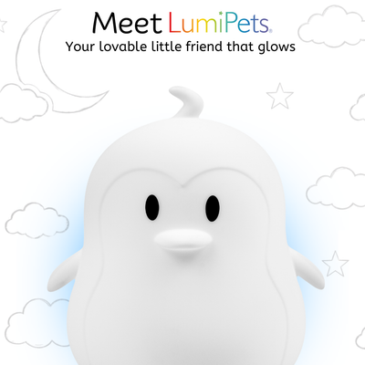 LumiPets® Pebbles the Penguin- Children's Touch Night Light
