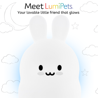 LumiPets® Baxter the Bunny- Children's Touch Night Light