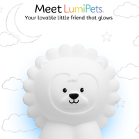 LumiPets® Luther the Lion- Children's Touch Night Light view 2
