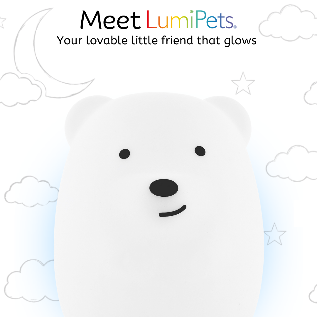 LumiPets® Benny the Bear- Children's Touch Night Light - Lumieworld