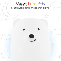 LumiPets® Benny the Bear- Children's Touch Night Light view 2