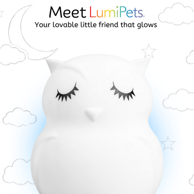 LumiPets® Opal the Owl- Children's Touch Night Light
