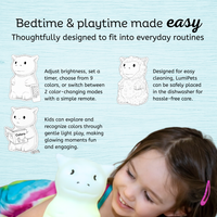 Dragon Night Light for Kids - Silicone Dragon Lamp | LumiPets® view 4