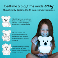 LumiPets® Keith the Koala- Children's Touch Night Light view 4