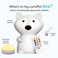 LumiPets® Fiona the Fox Night Light view 5