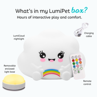 LumiPets® Kawaii Cloud - Children's Nursery Touch Night Light view 5