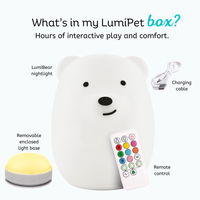 LumiPets® Benny the Bear- Children's Touch Night Light view 5