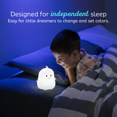 LumiPets® Pebbles the Penguin- Children's Touch Night Light
