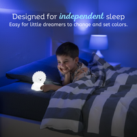 LumiPets® Luther the Lion- Children's Touch Night Light view 6