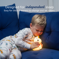 Unicorn Night Light - Soft Silicone Nursery Lamp | LumiPets® view 6