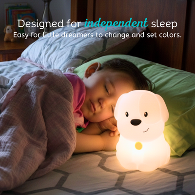 LumiPets® Pepper the Puppy- Children's Touch Night Light