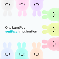 LumiPets® Basil the Bunny- Children's Touch Night Light Junior view 7