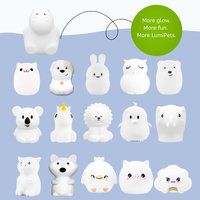 LumiPets® Honey the Hippo- Children's Touch Night Light view 8