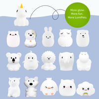 Unicorn Night Light - Soft Silicone Nursery Lamp | LumiPets® view 8