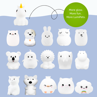 LumiPets® Unicorn - Children's Nursery Touch Night Light