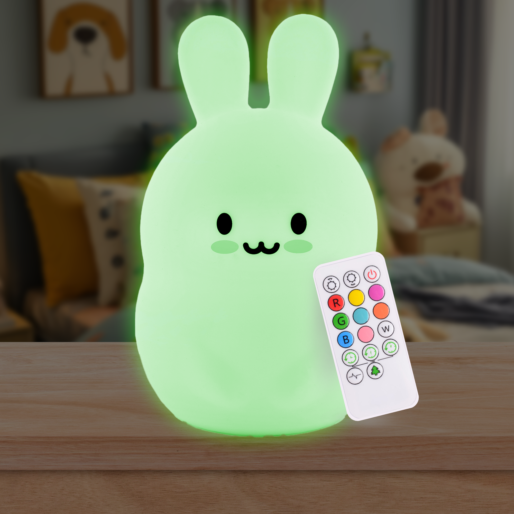 LumiPets® Baxter the Bunny- Children's Touch Night Light Lumieworld