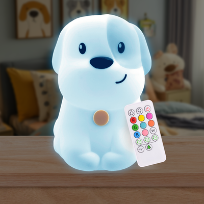LumiPets® Pepper the Puppy- Children's Touch Night Light