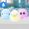 LumiPets® Minis Olive, Daisy, & Delbert- Waterproof Light-Up Toy Pack