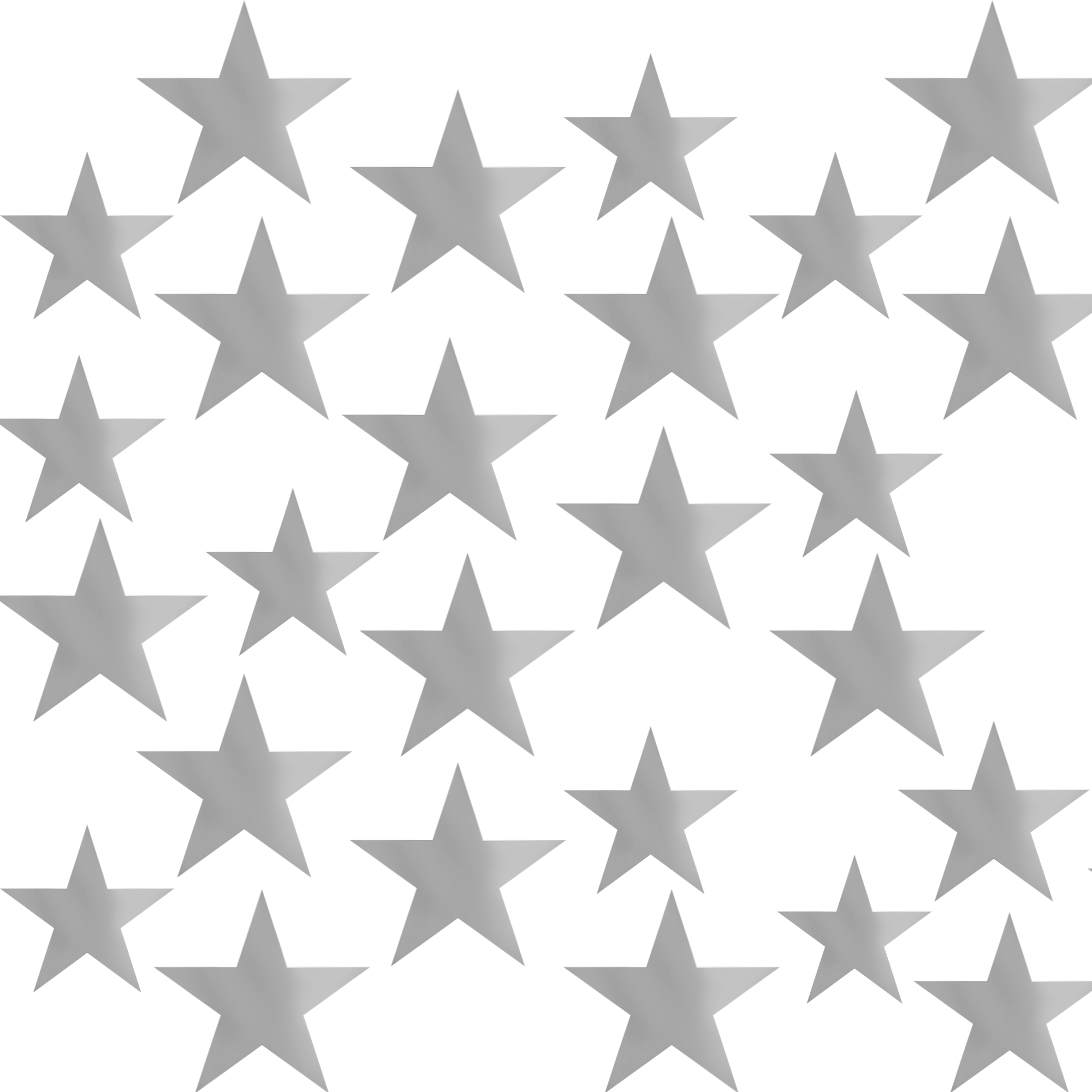 Silver Star Wall Decal, Star Wall Sticker