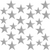 LumiDreams Wall Light - Silver Star Stickers (56 piece)