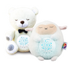 Bear and lamb sound soother plushes