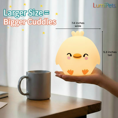 LumiPets® Clara the Chicken- Children's Touch Night Light