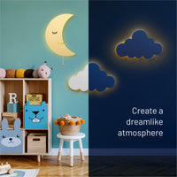 LumiDreams Wall Light - Kid's Decor Nightlight Moon view 2