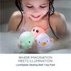LumiPets® Minis Olive, Daisy, & Delbert- Waterproof Light-Up Toy Pack