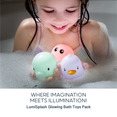 LumiSplash Glowing Bath Toys - 3 Pack