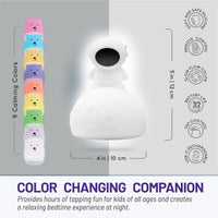 LumiPets Alice the Astronaut Silicone Night Light view 5