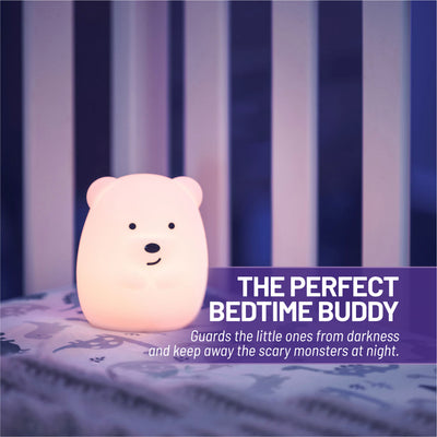 LumiPets® Junior Bear - Children's Nursery Touch Night Light