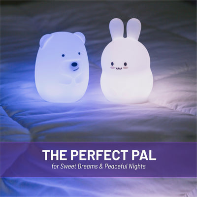 LumiPets® Basil the Bunny- Children's Touch Night Light Junior