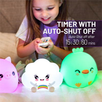 LumiPets® Kawaii Chick - Children's Nursery Touch Night Light