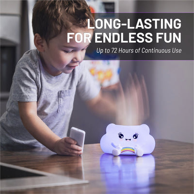 LumiPets® Kawaii Cloud - Children's Nursery Touch Night Light