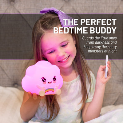 LumiPets® Kawaii Cloud - Children's Nursery Touch Night Light