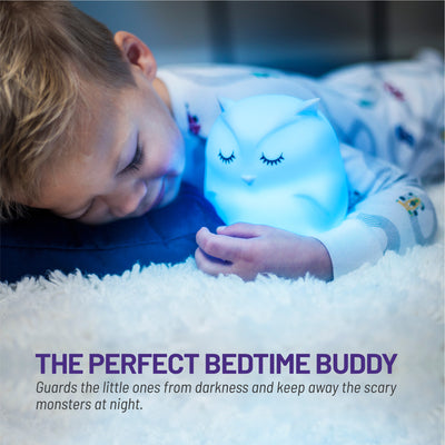LumiPets® Owl - Children's Nursery Touch Night Light