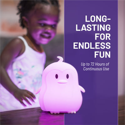 LumiPets® Pebbles the Penguin- Children's Touch Night Light