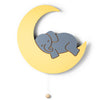 LumiDreams elephant on moon wall nightlight.