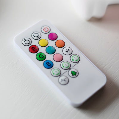 LumiPets replacement remote on table.